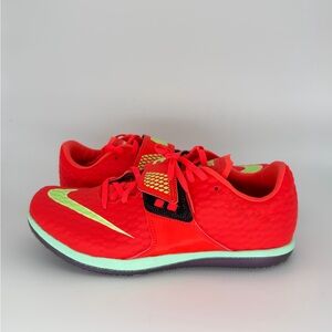 Nike High Jump Elite Field Spikes Bright Crimson FZ9636-600 Men's Size 10